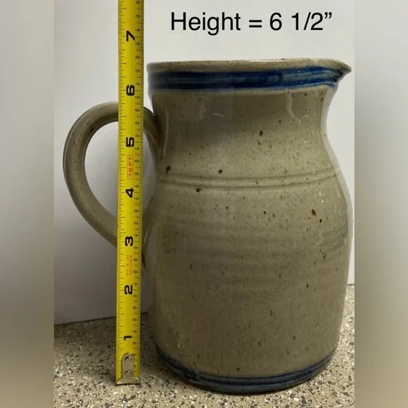 🦋SOLD🦋 ~Vintage Westerwald Pottery Vase “Carmel, IND” Pitcher / Jug - Picture 6 of 14